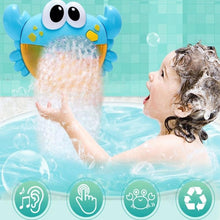 Load image into Gallery viewer, Bubble Machine Crabs Music Light Electric Bubble Maker - BabyToysworld