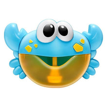 Load image into Gallery viewer, Bubble Machine Crabs Music Light Electric Bubble Maker - BabyToysworld