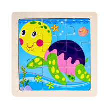 Load image into Gallery viewer, Kids Wooden 3D Puzzle Jigsaw Cartoon Animal/Traffic Puzzles Toy - BabyToysworld