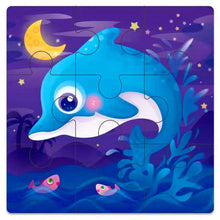 Load image into Gallery viewer, Kids Wooden 3D Puzzle Jigsaw Cartoon Animal/Traffic Puzzles Toy - BabyToysworld