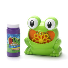 Load image into Gallery viewer, New Cute Frog Automatic Bubble Machine Gun - BabyToysworld