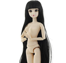 Load image into Gallery viewer, Movable Jointed 3D Eyes Multi-color long hair Plastic Nude Body Toys - BabyToysworld