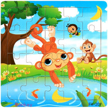 Load image into Gallery viewer, Baby Cartoon Animal Puzzle Toys - BabyToysworld
