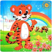 Load image into Gallery viewer, Baby Cartoon Animal Puzzle Toys - BabyToysworld
