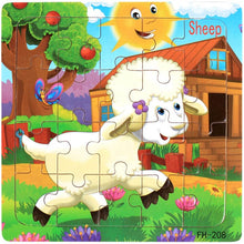 Load image into Gallery viewer, Baby Cartoon Animal Puzzle Toys - BabyToysworld
