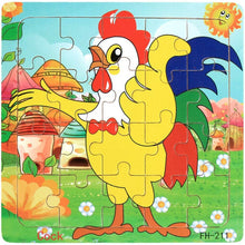 Load image into Gallery viewer, Baby Cartoon Animal Puzzle Toys - BabyToysworld
