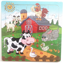 Load image into Gallery viewer, Baby Cartoon Animal Puzzle Toys - BabyToysworld
