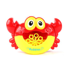 Load image into Gallery viewer, Bubble Machine Crabs Music Light Electric Bubble Maker - BabyToysworld
