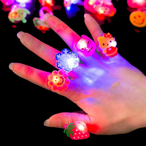 Luminous Rings Stars Shine Flash LED Toys - BabyToysworld