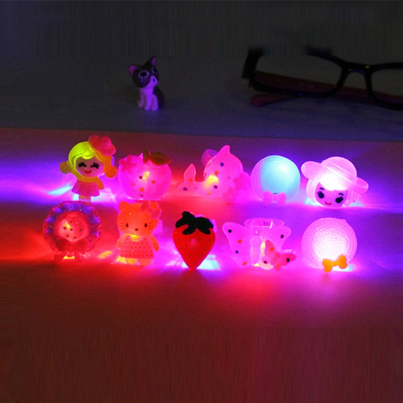 Luminous Rings Stars Shine Flash LED Toys - BabyToysworld