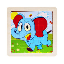 Load image into Gallery viewer, Kids Wooden 3D Puzzle Jigsaw Cartoon Animal/Traffic Puzzles Toy - BabyToysworld
