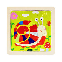 Load image into Gallery viewer, Kids Wooden 3D Puzzle Jigsaw Cartoon Animal/Traffic Puzzles Toy - BabyToysworld
