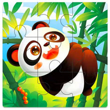Load image into Gallery viewer, Kids Wooden 3D Puzzle Jigsaw Cartoon Animal/Traffic Puzzles Toy - BabyToysworld
