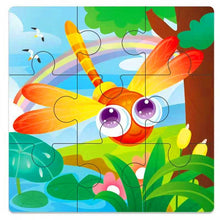 Load image into Gallery viewer, Kids Wooden 3D Puzzle Jigsaw Cartoon Animal/Traffic Puzzles Toy - BabyToysworld
