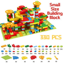 Load image into Gallery viewer, 330PCS Building Bricks Mini Marble Race Run Building Blocks Toys - BabyToysworld
